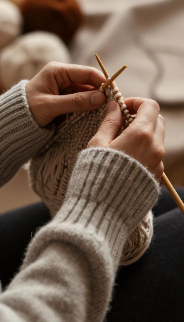 Knitting materials and yarn